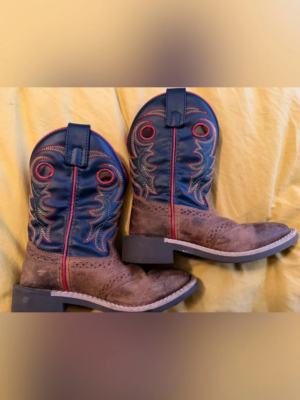 Cody James Boys' Bobby Western Boots- Broad Square Toe